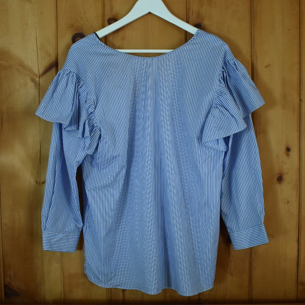 Zara Ruffle Sleeve Blouse